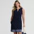 Women's Cotton Jersey Notch Neck Dress, alternative image
