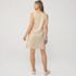 Women's Cotton Jersey Notch Neck Dress, Back