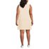 Women's Plus Size Cotton Jersey Notch Neck Dress, Back