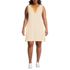 Women's Plus Size Cotton Jersey Notch Neck Dress, Front