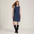 Women's Washable Tweed Sleeveless Above the Knee Dress, alternative image