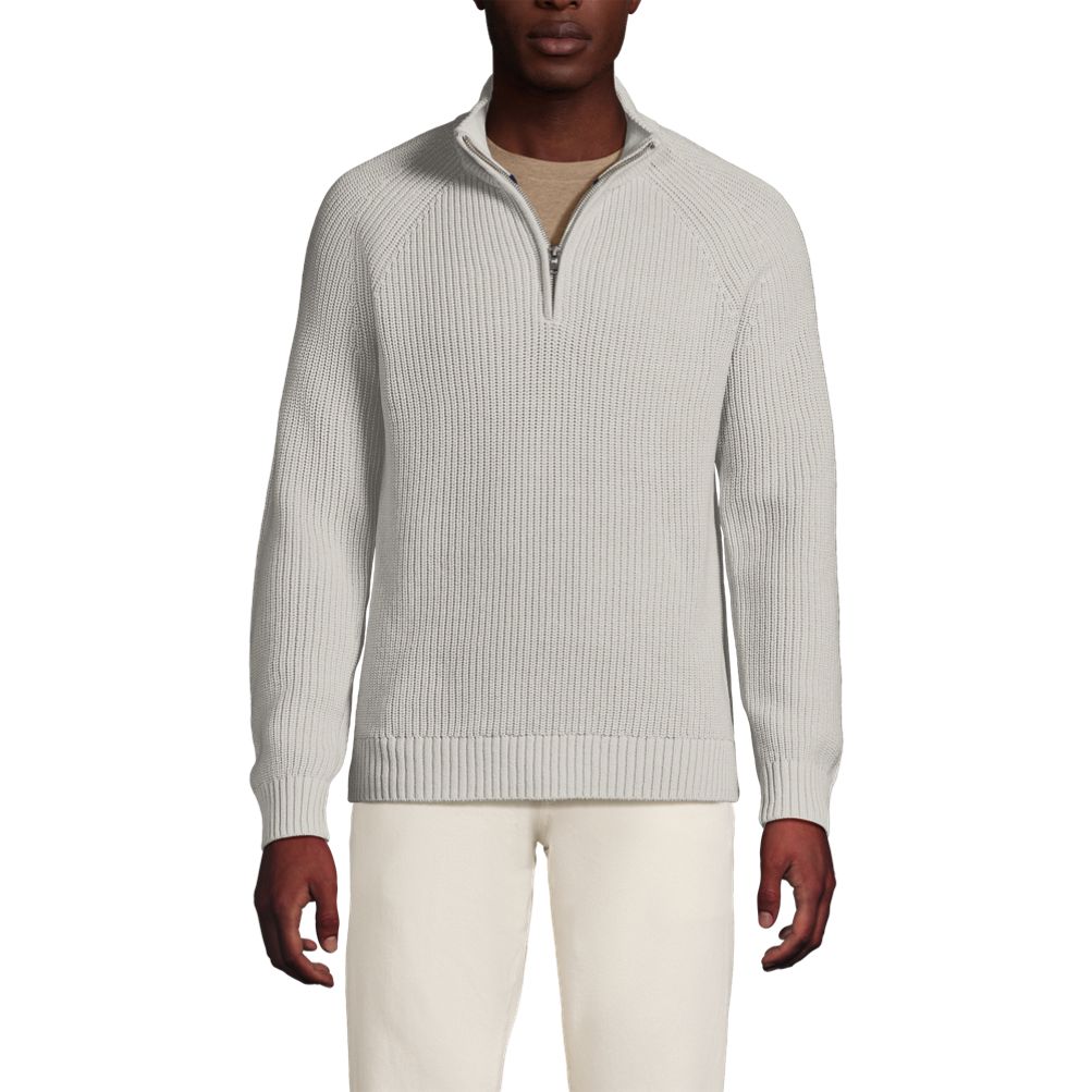 Men's Drifter Quarter Zip Sweater | Lands' End