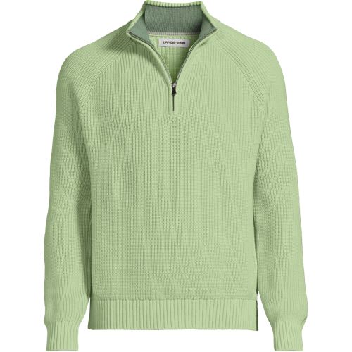 Men's Drifter Quarter Zip Sweater | Lands' End