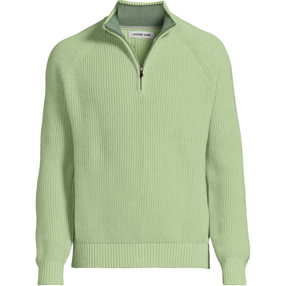 Men's Drifter Quarter Zip Sweater | Lands' End