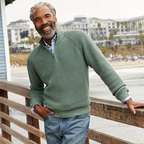Men's Drifter Quarter Zip Sweater - primary