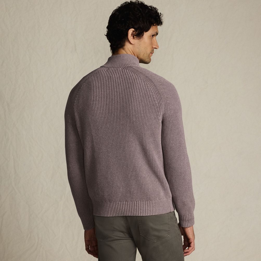 Men's Drifter Quarter Zip Sweater | Lands' End