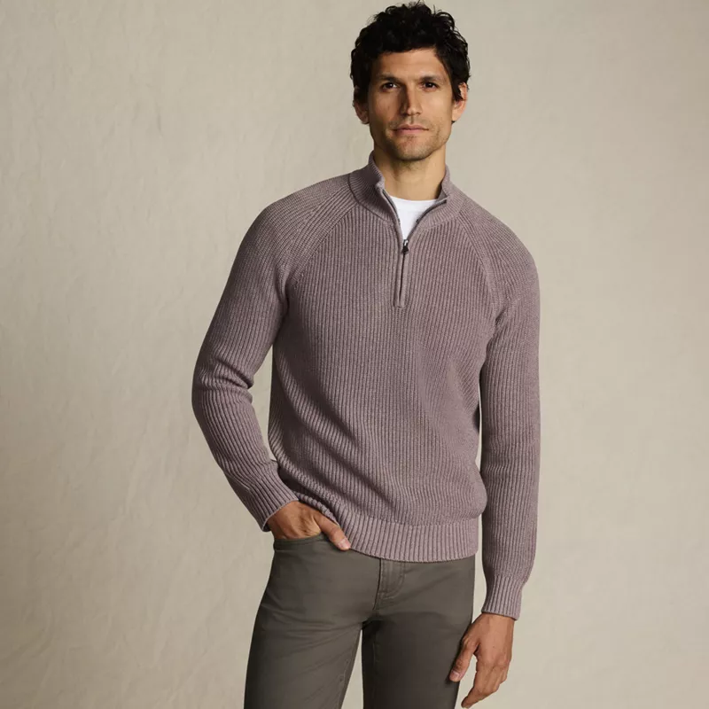 Men's Drifter Quarter Zip Sweater, Front