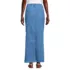 Women's Soft Denim Maxi Skirt, Back