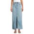 Women's Soft Denim Maxi Skirt, Front