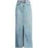 Women's Soft Denim Maxi Skirt, Front