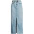 Women's Soft Denim Maxi Skirt, Front
