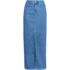 Women's Soft Denim Maxi Skirt, Front