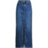 Women's Plus Size Soft Denim Maxi Skirt, Front