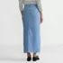 Women's Soft Denim Maxi Skirt, Back