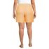 Women's Plus Size Linen High Rise Pull On 7" Shorts, Back