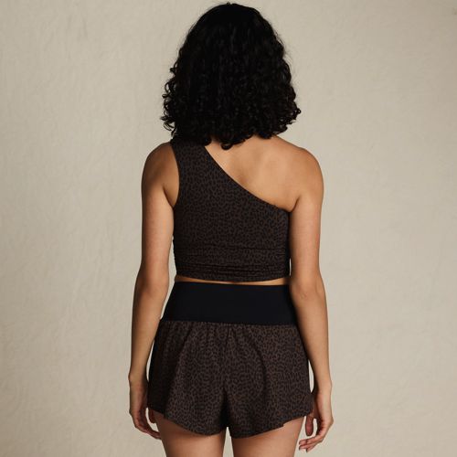Women's 3" Pinchless Flutter Swim Short with Panty, alternative image