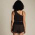 Women's 3" Pinchless Flutter Swim Short with Panty, Back