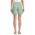 Women's Linen High Rise Pull On 7" Shorts, Back