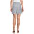 Women's Linen High Rise Pull On 7" Shorts, Back