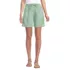 Women's Linen High Rise Pull On 7" Shorts, Front