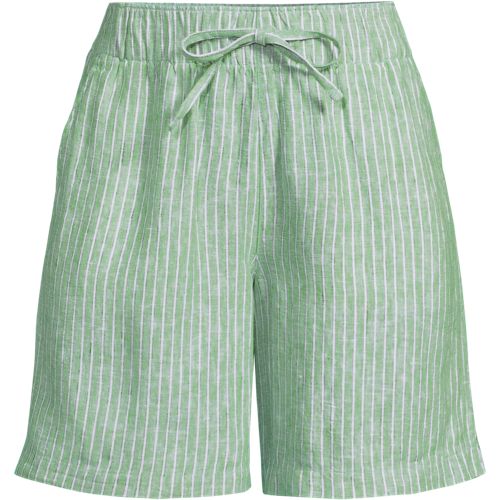 Women's Linen High Rise Pull On 7" Shorts - image 4