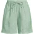 Women's Linen High Rise Pull On 7" Shorts, Front