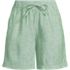 Women's Linen High Rise Pull On 7" Shorts, Front