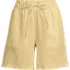 Women's Linen High Rise Pull On 7" Shorts, Front