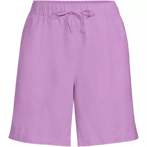 Women's Linen High Rise Pull On 7" Shorts - primary