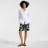 Women's Linen High Rise Pull On 7" Shorts, alternative image