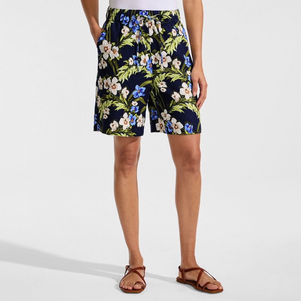 Women's Linen High Rise Pull On 7