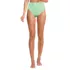 Women's Tugless Scallop High Waisted Bikini Bottoms, Front