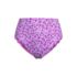 Women's Plus Size Tugless Scallop High Waisted Bikini Bottoms, Front