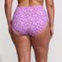 Women's Plus Size Tugless Scallop High Waisted Bikini Bottoms, Back
