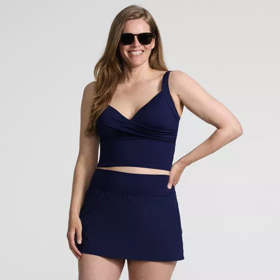 Women's Pinchless Mini Swim Skort - primary