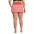 Women's Plus Size Pinchless Mini Swim Skort, Back