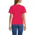 Women's Slub Flutter Sleeve Vneck Tee, Back