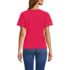 Women's Slub Flutter Sleeve Vneck Tee, Back