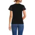 Women's Slub Flutter Sleeve Vneck Tee, Back