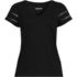 Women's Slub Flutter Sleeve Vneck Tee, Front