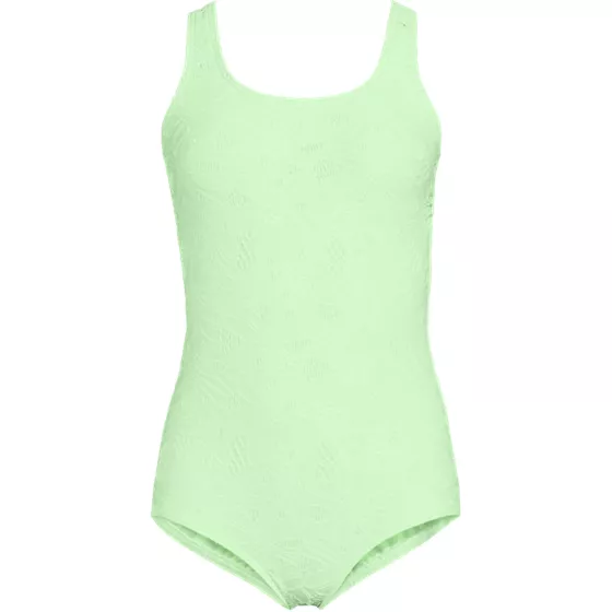 Women's Tugless Low Leg Lace One Piece Swimsuit - primary
