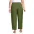 Women's Plus Size Linen High Rise Pleated Barrel Leg Ankle Pants, Back