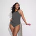 Women's Plus Size Crochet Smoothing High Waisted Bikini Bottoms, alternative image
