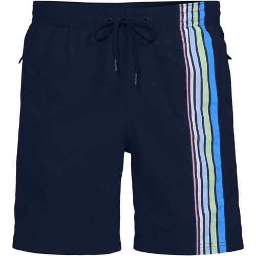 Hydroliner Swim Shorts - 7-inch, Men, size: XXL, regular, Blue, by Lands' End