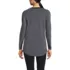 Women's Long Sleeve Power Performance Scoop Neck Curved Hem Tunic Tee, Back
