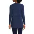 Women's Long Sleeve Power Performance Scoop Neck Curved Hem Tunic Tee, Back