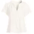 Women's Slub Short Sleeve Notch Neck Top, Front