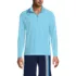 Men's SunShade UPF 50 Cooling Quarter Zip Mock Neck Rash Guard Shirt, Front