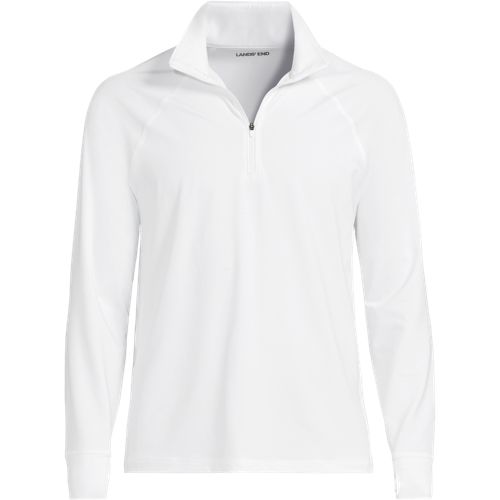 Men's SunShade UPF 50 Cooling Quarter Zip Mock Neck Rash Guard