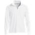 Men's SunShade UPF 50 Cooling Quarter Zip Mock Neck Rash Guard Shirt, Front